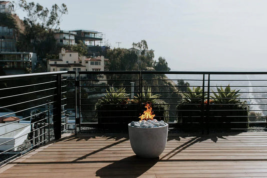 HPC Dekko Element Concrete Fire Table | Electronic Ignition