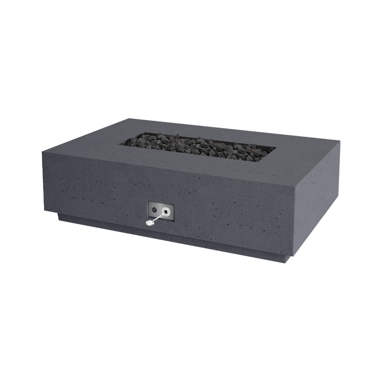 Firegear Sanctuary 1 fire table in Slate Gray GFRC finish