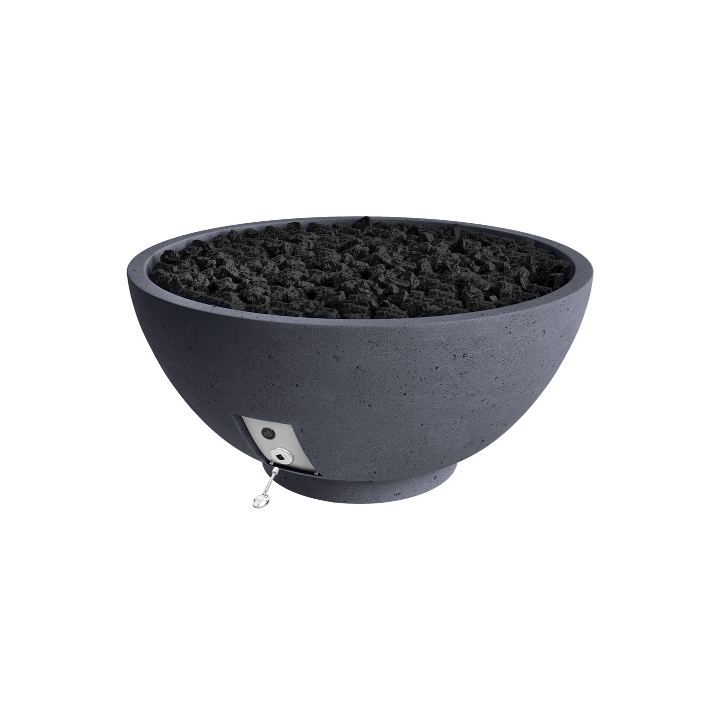 Firegear Sanctuary 2 fire bowl in Slate Gray GFRC finish