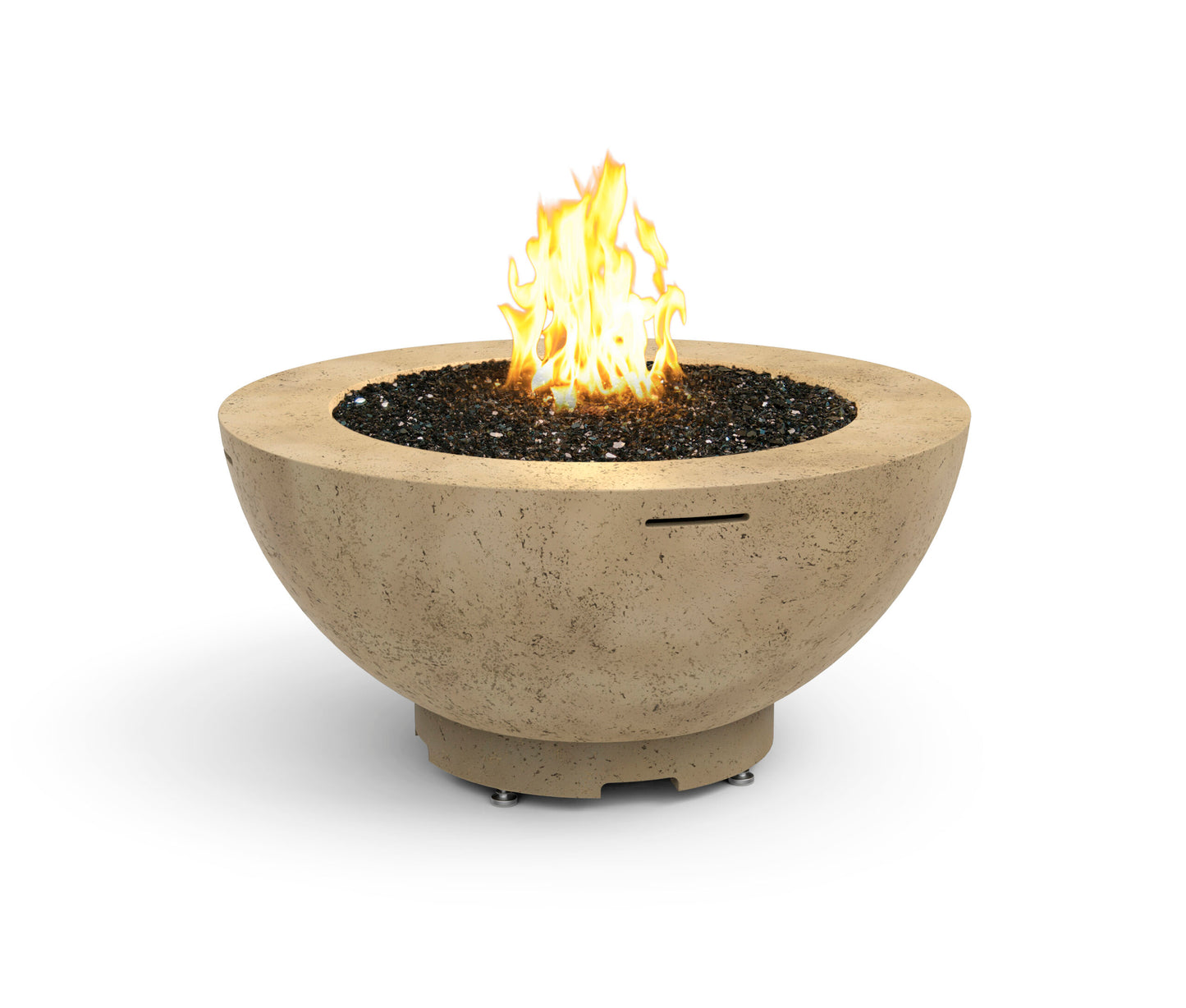 American Fyre Designs 48" Fire Bowl - Travertine