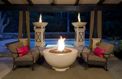 American Fyre Designs 48" Fire Bowl - Lifestyle