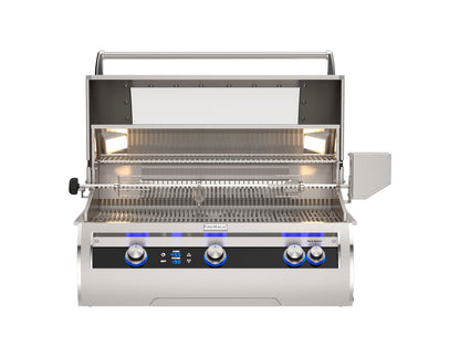 Fire Magic Echelon E790i built-in grill, digital control, hood open