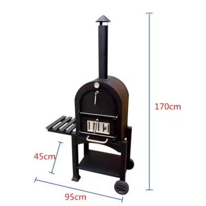 EmberFlame Compact Wood-Fired Pizza Oven