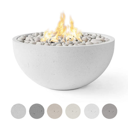 HPC Fire Dekko Serenade 32 inch lightweight concrete fire bowl
