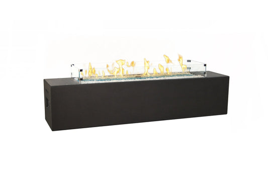 American Fyre Designs 72-Inch Milan Low Linear Gas Fire Table - Model 216