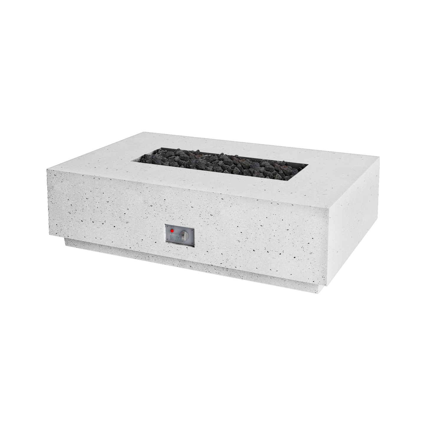Firegear Sanctuary 1 fire table in Arctic White GFRC finish