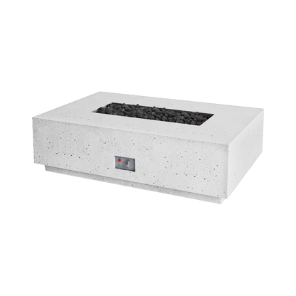 Firegear Sanctuary 1 fire table in Arctic White GFRC finish