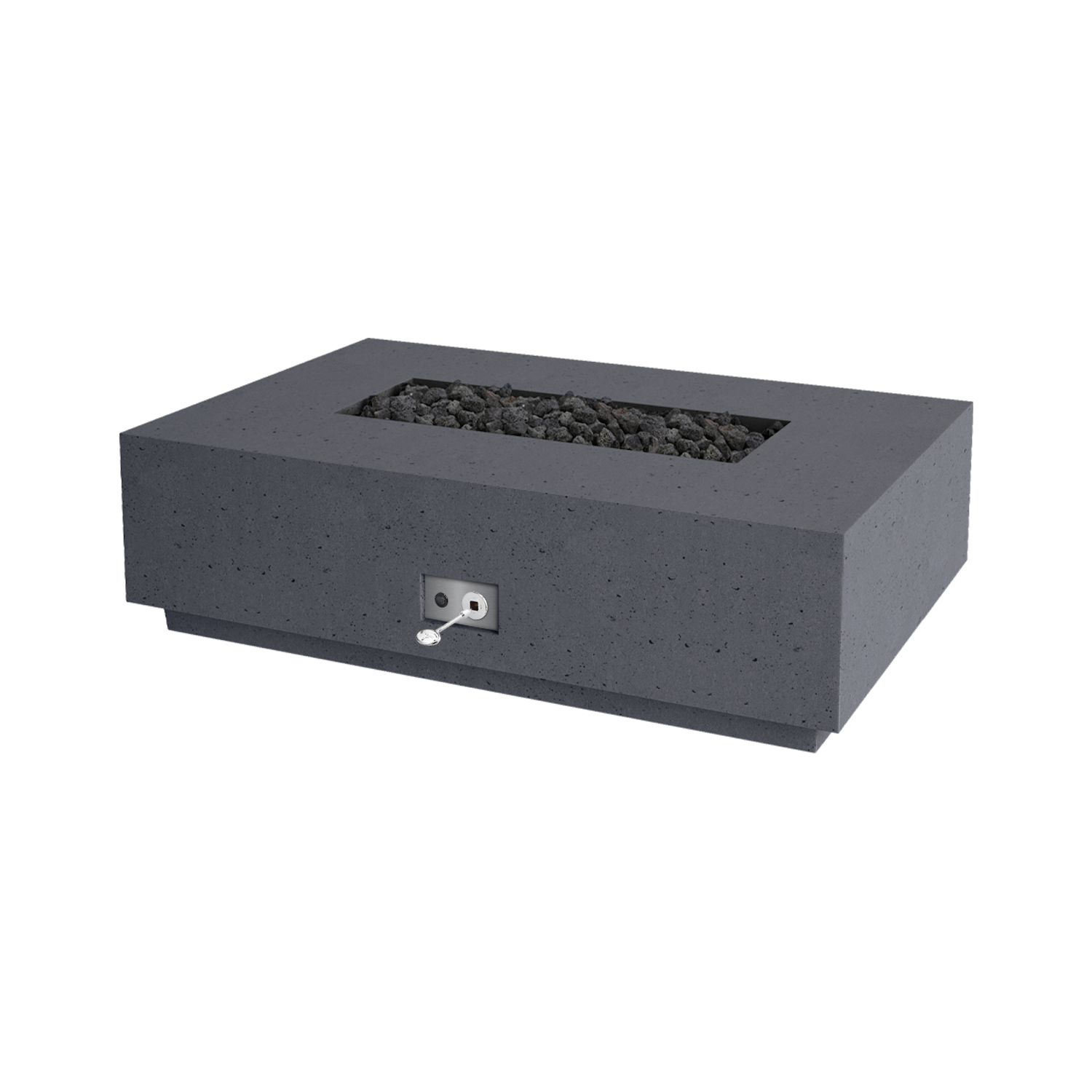 Firegear Sanctuary 1 fire table in Slate Gray GFRC finish