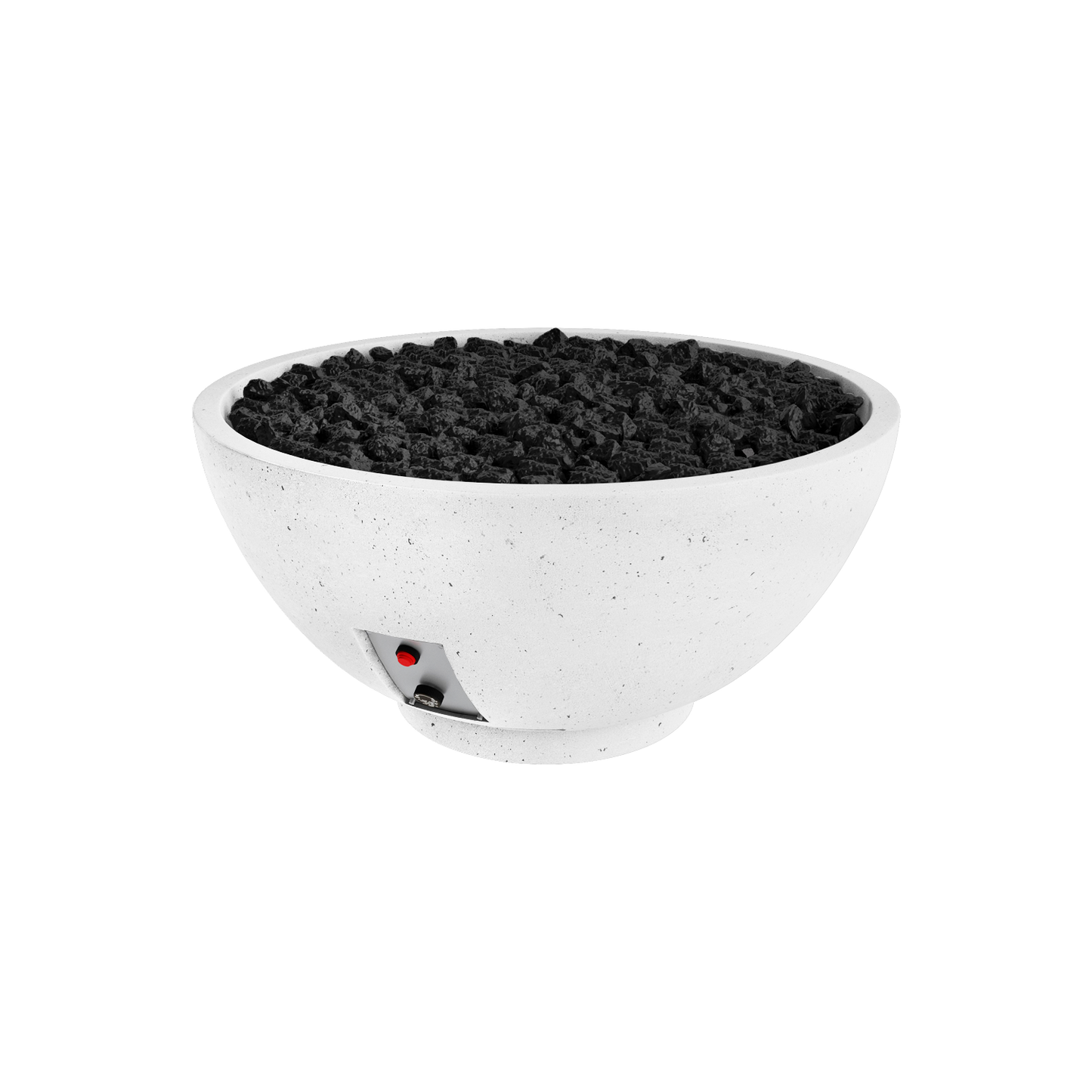 Firegear Sanctuary 2 fire bowl in Arctic White GFRC finish