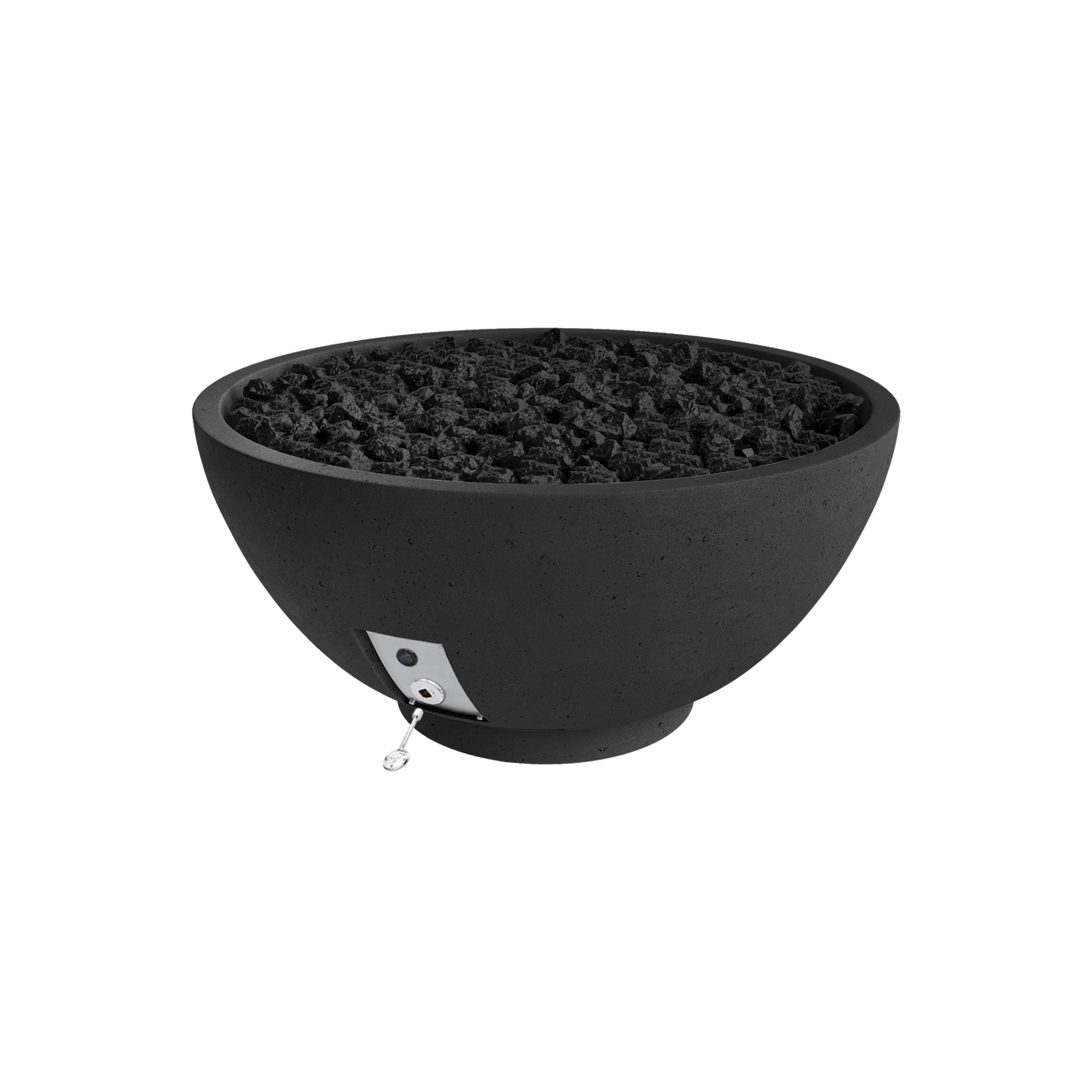 Firegear Sanctuary 2 fire bowl in Raven Black GFRC finish