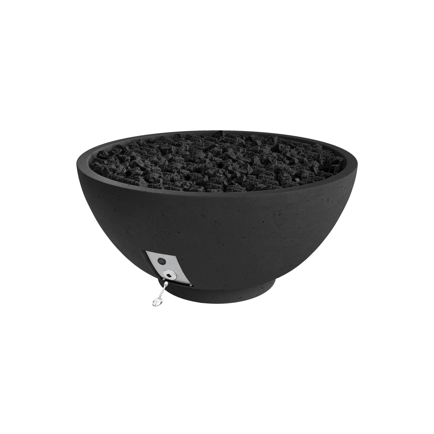 Firegear Sanctuary 2 fire bowl in Raven Black GFRC finish