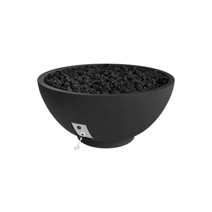 Firegear Sanctuary 2 fire bowl in Raven Black GFRC finish