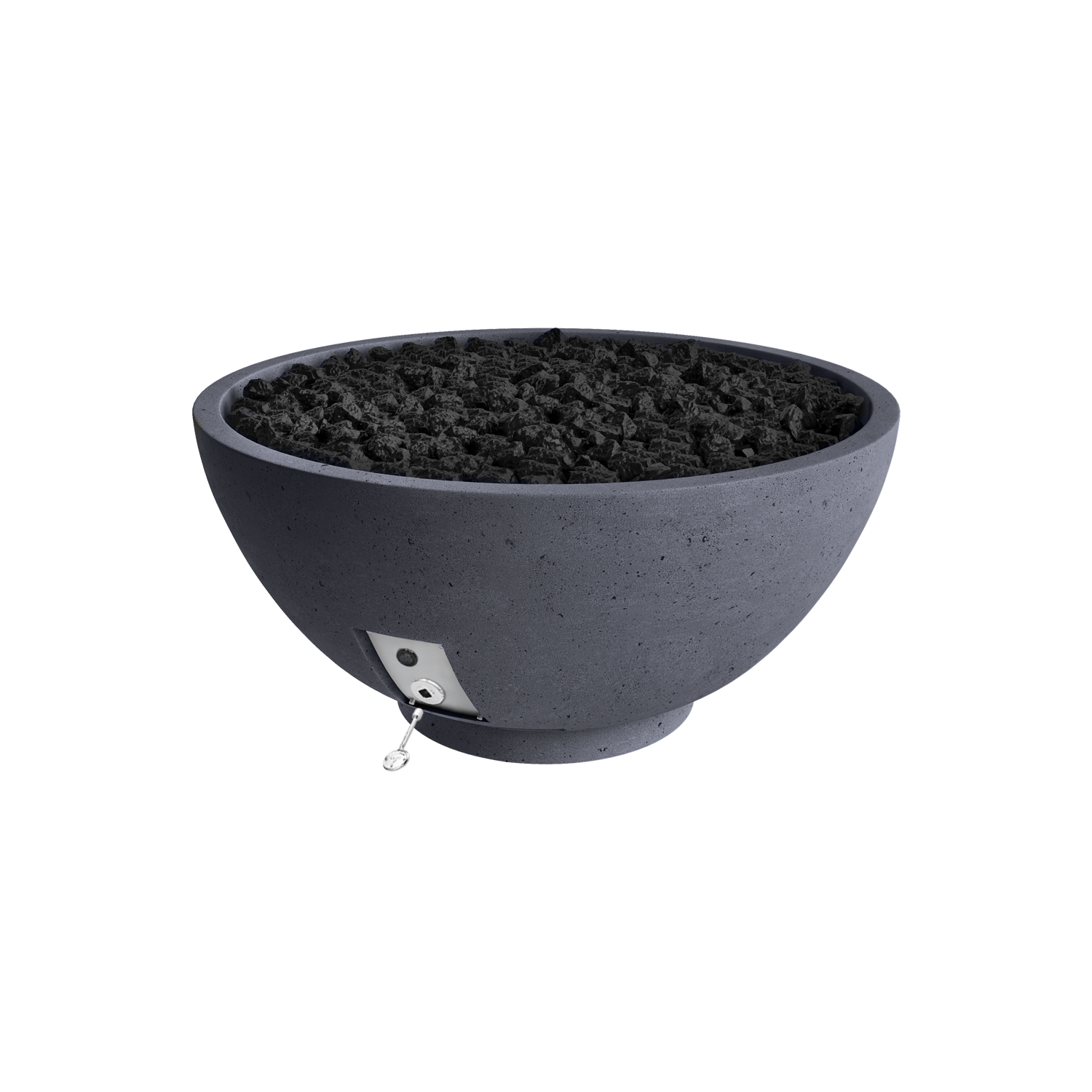 Firegear Sanctuary 2 fire bowl in Slate Gray GFRC finish