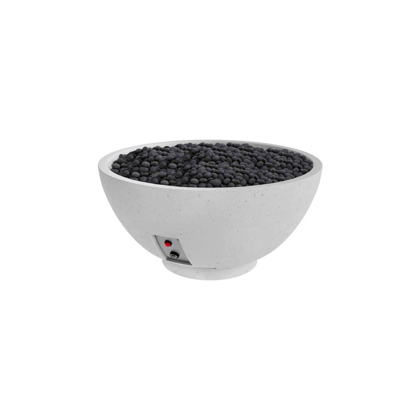 Firegear Sanctuary 3 fire bowl in Arctic White GFRC finish