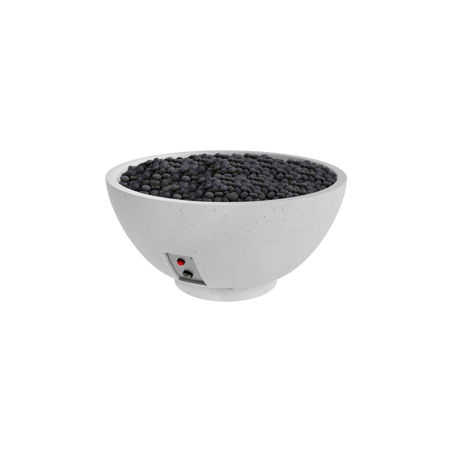 Firegear Sanctuary 3 fire bowl in Arctic White GFRC finish