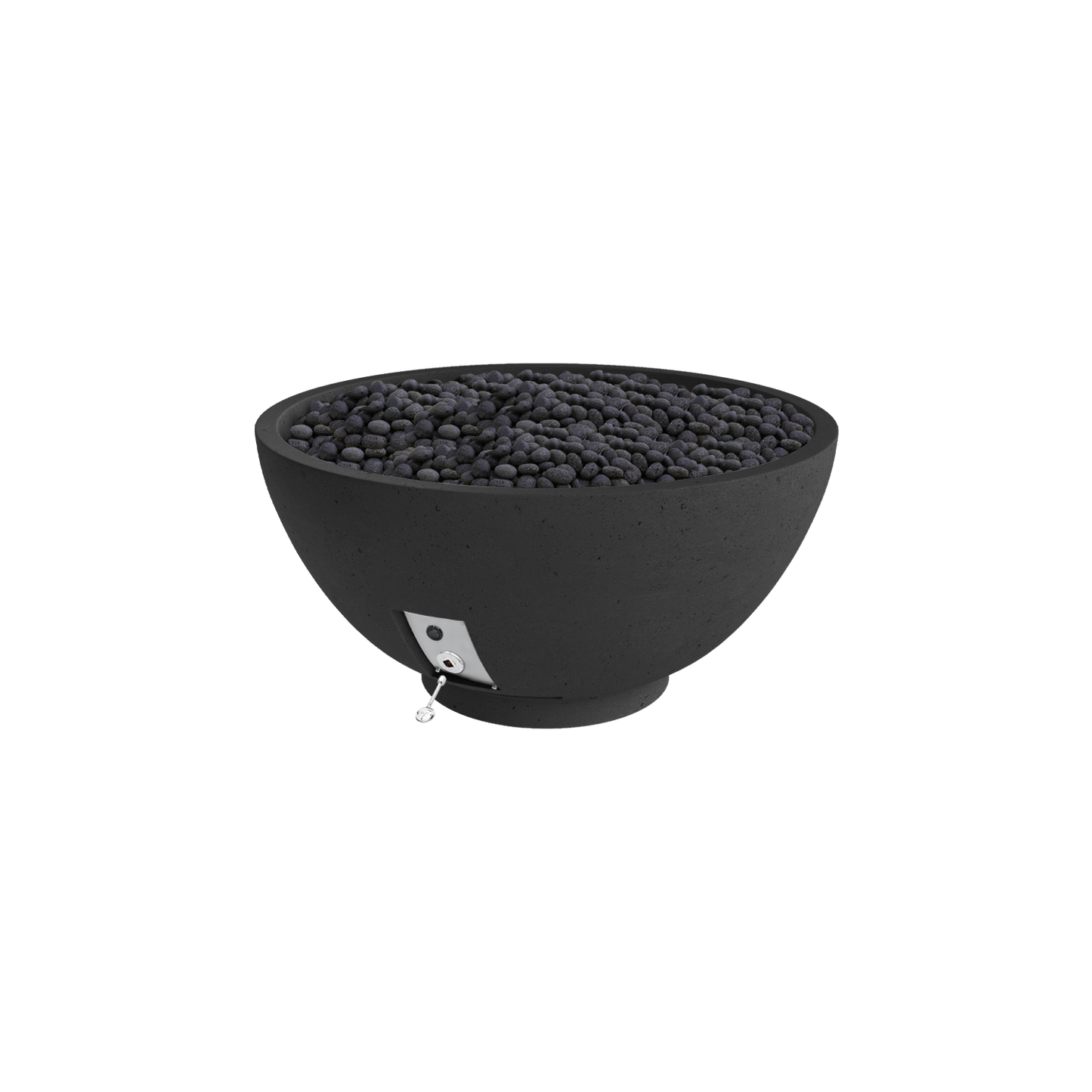 Firegear Sanctuary 3 fire bowl in Raven Black GFRC finish
