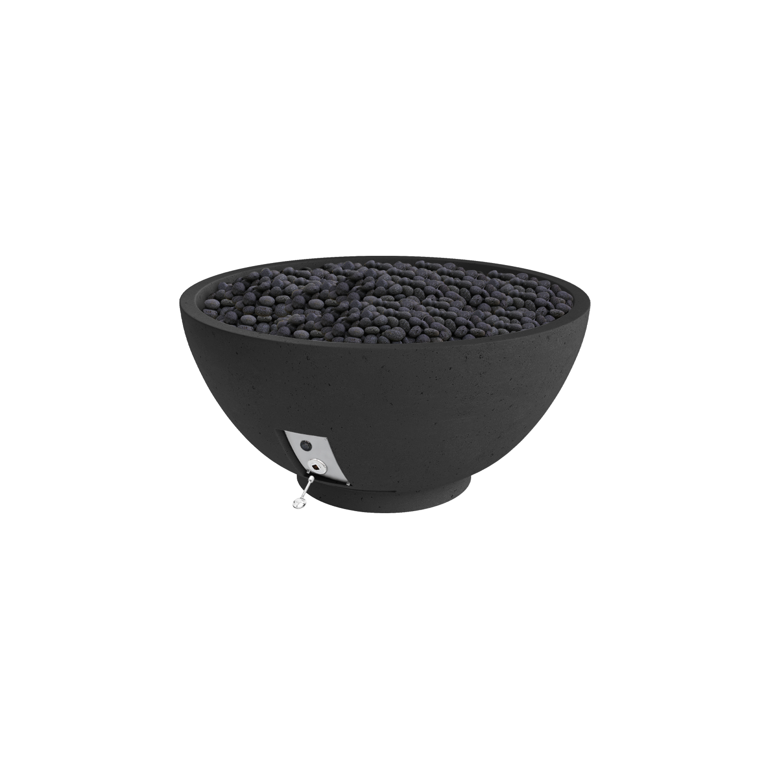 Firegear Sanctuary 3 fire bowl in Raven Black GFRC finish