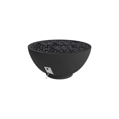 Firegear Sanctuary 3 fire bowl in Raven Black GFRC finish