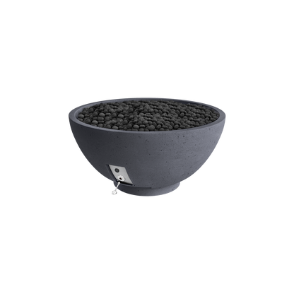 Firegear Sanctuary 3 fire bowl in Slate Gray GFRC finish