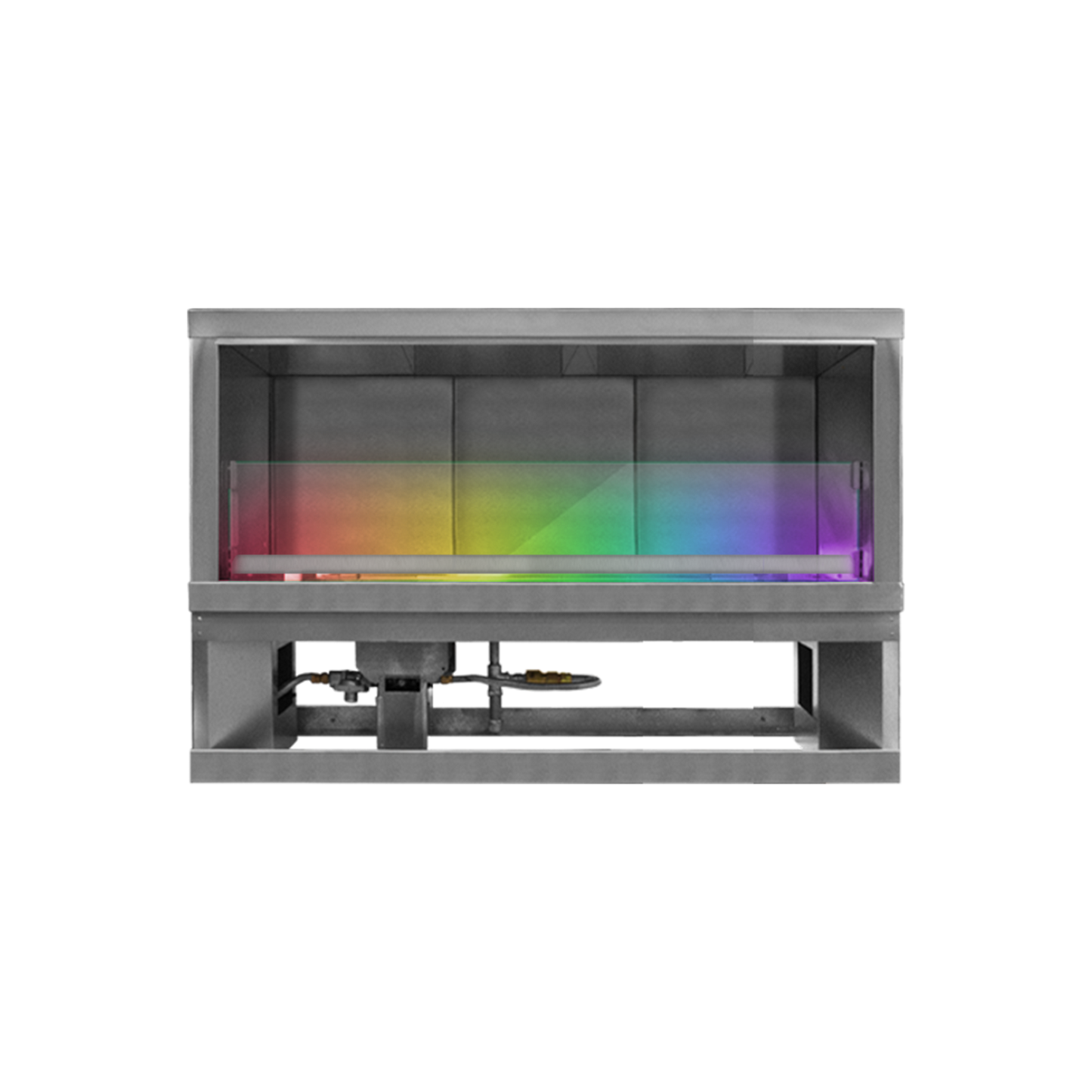 Firegear Kalea Bay 48-inch outdoor linear fireplace with LED lighting option