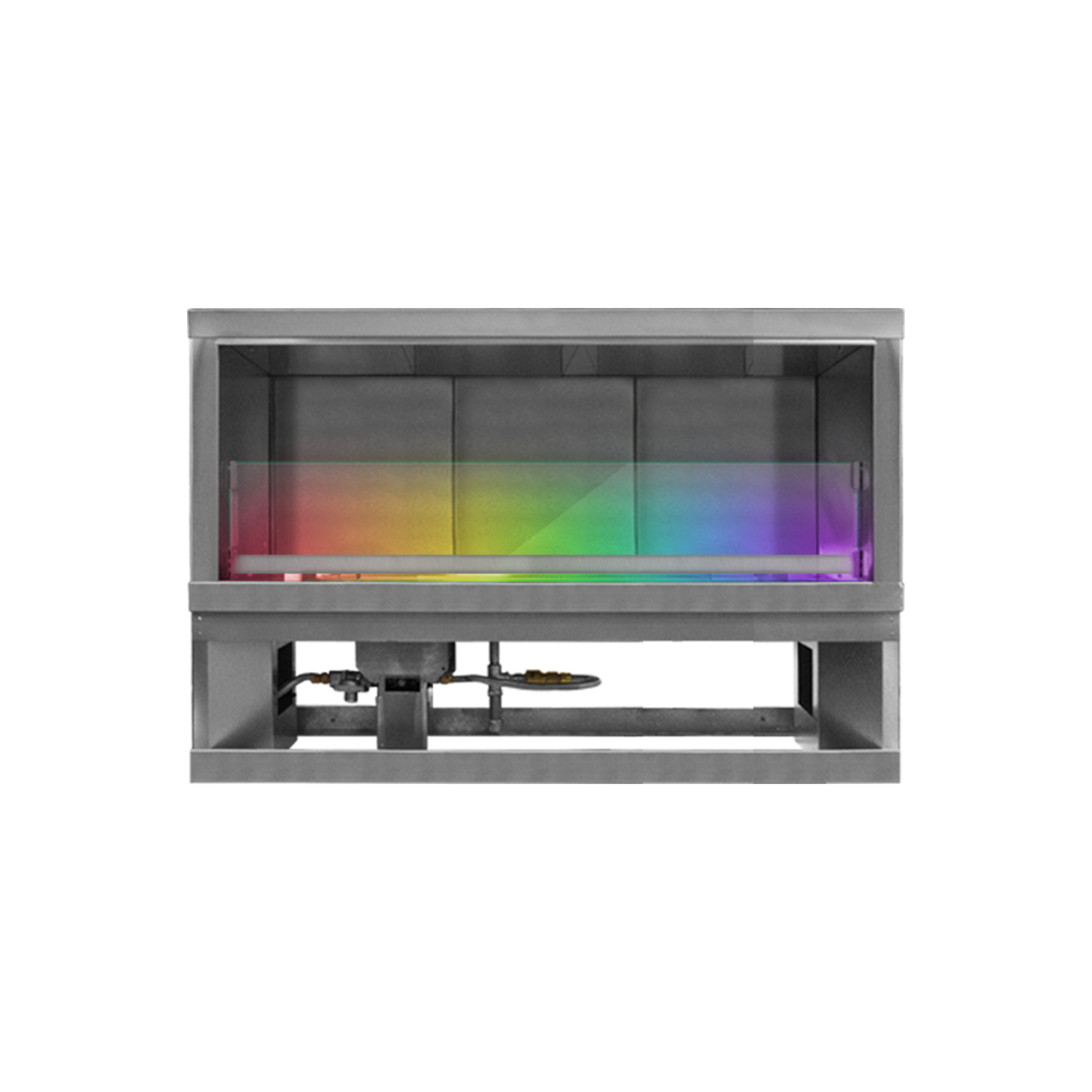 Firegear Kalea Bay 48-inch outdoor linear fireplace with LED lighting option