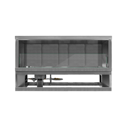 Firegear Kalea Bay 60-inch outdoor linear fireplace technical view